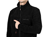 Northjack Himalaya Siyah Polar Ceket Erkek Günlük Polar Ceket NJ2001-001 Siyah