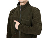 Northjack Himalaya Yesil Polar Ceket Erkek Günlük Polar Ceket NJ2001-301 Haki