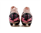 Laliga Erkek Çim Zemin Kramponu MKRP-SOMON-SIYAH-DESENLI Pembe