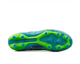 Laliga Erkek Çim Zemin Kramponu MKRP-TURKUAZ-SARI-DESENLI Mavi