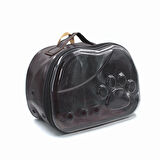 Lepus Kedi Köpek Space Bag Deri Taşıma Çantası Kahverengi 30X42X26 Cm