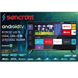 Sencrom 32inc 81 Ekran Android 13 Çerçevesiz TV