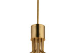 LampaLuce Forti Modern Tasarım Sarkıt Avize 15'li Sarı 60x90cm