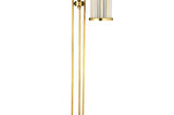 LampaLuce Albinia Sport Özel Çubuk Taşlı 3'lü Lambader Sarı 30x170cm
