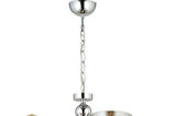 LampaLuce Fiaccola Modern Tasarım Salon Avizesi 6'lı Krom 60x90cm