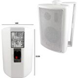 Universal CTR-5W 13CM 100 Watt Beyaz Duvar Hoparlör