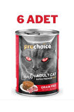 Adult Cat Lamb Pate Kuzulu Kedi Konservesi 6x400 gr -