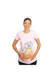 Mummy's Baby Hamile Tişört Are You Ready Pembe