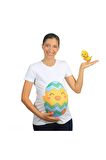 Mummy's Baby Hamile Tişört Civciv Beyaz