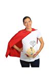 Mummy's Baby Hamile Tişört Mommy Fat Beyaz