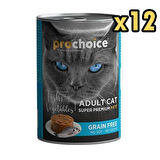 Pro Choice Balık ve Sebzeli Yetişkin Kedi Konservesi 400 Gr (12 Adet)
