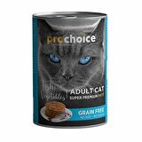 Prochoice Balıklı ve Sebzeli Yetişkin Kedi Konservesi 400 Gr
