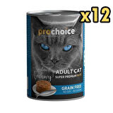 Pro Choice Sardunya ve Hamsili Yetişkin Kedi Konservesi 400 Gr (12 Adet)