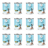 Chefs Choice Tahılsız Kuzulu Balkabaklı Ezme Yavru Konserve Köpek Maması 400 Gr (12 Adet)