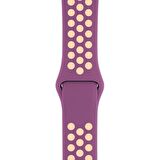 Apple Watch Uyumlu 38-40mm Silikon Kayış - Açık Mor/Lila 