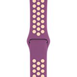 Apple Watch Uyumlu 38-40mm Silikon Kayış - Açık Mor/Lila 