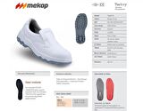 Mekap Medley Loder 060 S2 SRC Microfiber Deri Beyaz Çelik Burun İş Ayakkabısı