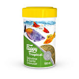 Floppy Tropical Spirulina Garlic Balık Yemi 100 Ml