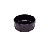 Design Seramik Köpek Mama ve Su Kabı Lacivert 12 Cm 250 Ml 