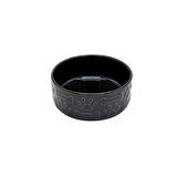 Design Seramik Köpek Mama ve Su Kabı Reaktif Yeşil 14 Cm 350 Ml 