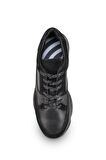 Siyah Nubuk Deri Kadın Sneakers