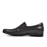 Forelli 10601 Siyah Hakiki Deri Erkek Slip On Ayakkabı