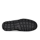 Forelli 32606 Siyah Erkek Slip On Hakiki Deri Ayakkabı