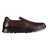 Forelli 32606 Kahverengi Erkek Slip On Hakiki Deri Ayakkabı