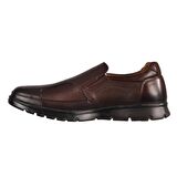 Forelli 32606 Kahverengi Erkek Slip On Hakiki Deri Ayakkabı