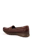 Forelli 29413-G Comfort Kadın Deri Ayakkabı Taba