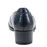 Forelli 57202-G Levin Lacivert Kadın Comfort Deri Ayakkabı