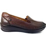 Forelli LINA 55022-H Taba Kadın Günlük Deri Comfort Ayakkabı