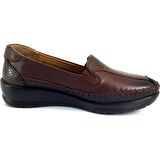 Forelli LINA 55022-H Taba Kadın Günlük Deri Comfort Ayakkabı