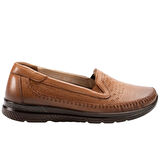 Forelli 29413 Eterna-G Açık Taba Kadın Comfort Deri Ayakkabı