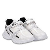 FORELLİ MARS ORTOPEDİ ÇOCUK SPOR AYAKKABI BEYAZ-SİYAH