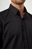 Slim Fit Düğmeli Yaka Oxford Kolay Ütülenebilir Pamuklu HEDİYE KUTULU Uzun Kollu Gömlek