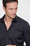 Slim Fit Düz Sert Yaka Kolay Ütülenebilen (HEDİYE KUTULU) Uzun Kollu Gömlek