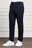 Siyah Slim Fit Dar Kesim Yan Cep Bağcıklı Jogger Erkek Pantolon