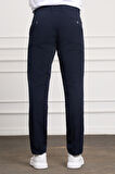 Siyah Slim Fit Dar Kesim Yan Cep Bağcıklı Jogger Erkek Pantolon