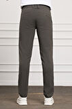 Haki Slim Fit Dar Kesim Yan Cep Bağcıklı Jogger Erkek Pantolon