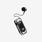 LİNKTECH V80 Makaralı Titreşimli Göstergeli Bluetooth Silikonlu Kulaklık