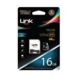 Linktech M109 Premium Micro SD Ultra HC 16GB Hafıza Kartı