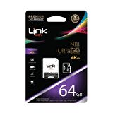 Linktech M111 Premium Micro SD Ultra XC 64GB Hafıza Kartı