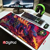Digipod 90X40 XXL Büyük Kaymaz Taban Mouse Pad 4 mm Mousepad