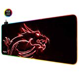 Digipod RGB Gaming Mousepad RGB Oyuncu MousePad 70x30 XL RGB Oyuncu Mousepad Kaymaz Taban 4mm