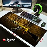  Digipod Gaming Mousepad Oyuncu Mouse pad 90X40 XXL Büyük Oyuncu Mousepad Kaymaz Taban 4mm Kalınlık