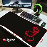  Digipod Gaming Mousepad Oyuncu Mouse pad 90X40 XXL Büyük Oyuncu Mousepad Kaymaz Taban 4mm Kalınlık