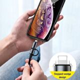 LinkTech K555 2in1 Lightning / Micro USB Şarj Kablosu