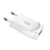 LinkTech I665 Flat Mini Design Lightning Şarj Aleti 1.2A 5V Beyaz