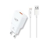 Linktech T443 Strong 12W Şarj Cihazı ve Type-C Şarj Kablosu
